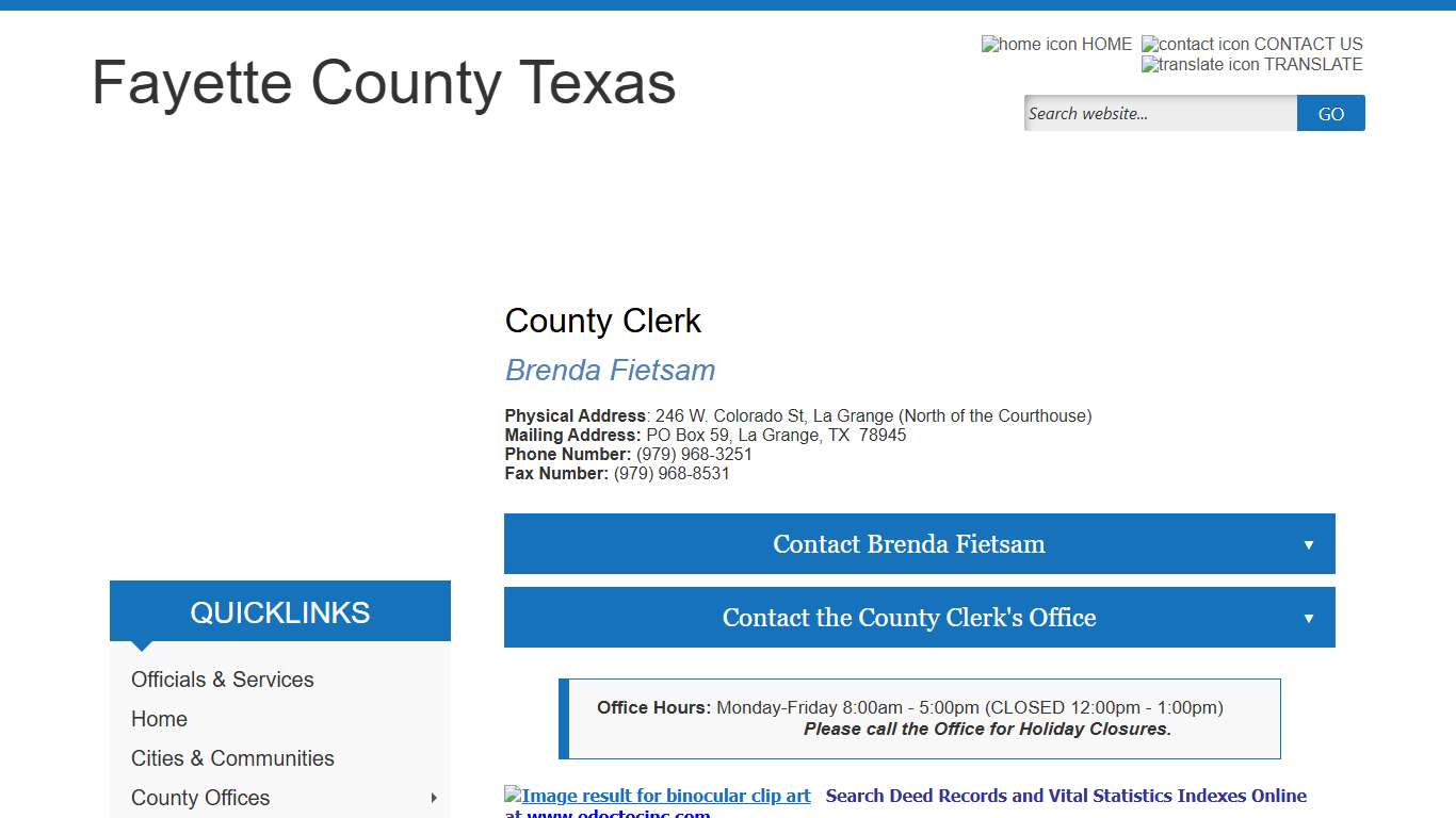 Fayette County Clerk