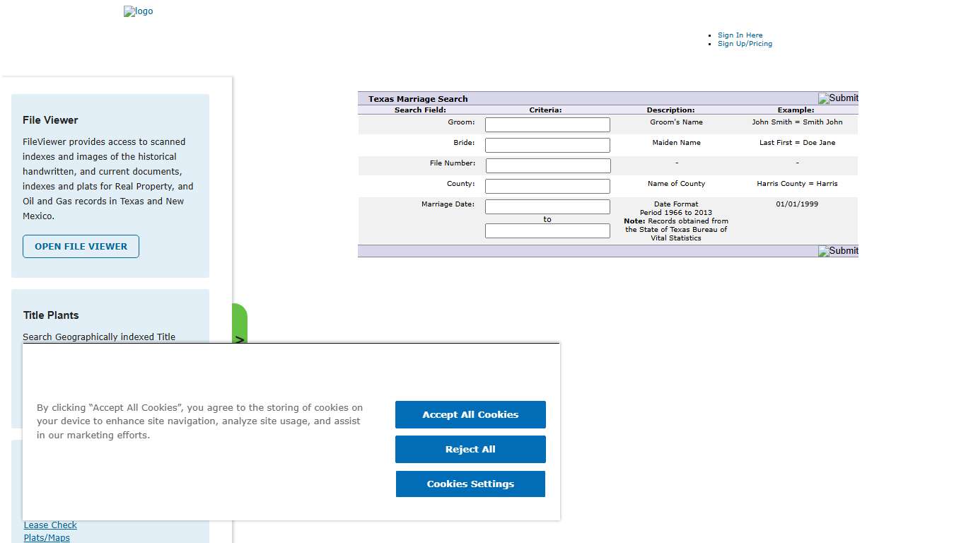 Texas Marriage Records | Search County Records for Marriage License Documents | CourthouseDirect.com
